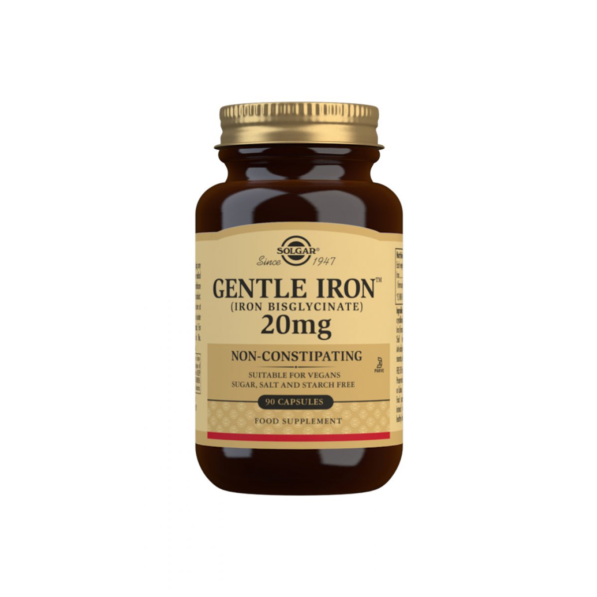 Solgar Gentle Iron 20 mg *90 Caps