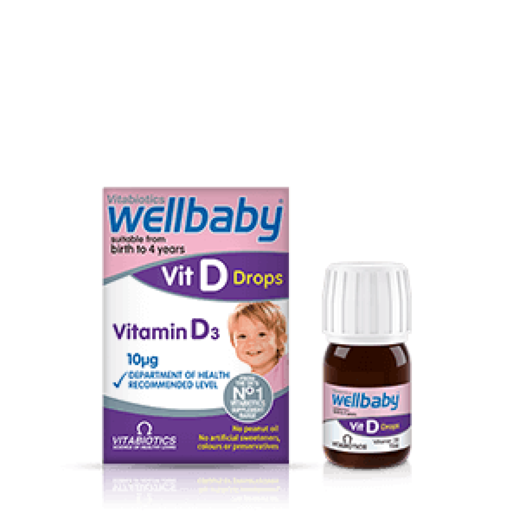 Vitabiotics Wellbaby Vitamin D Drops 400 IU Florifarma